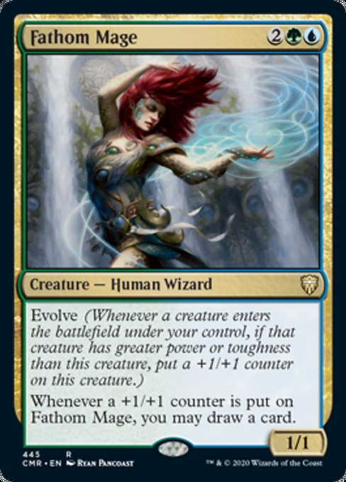 Fathom Mage (Commander 2020 Commander Legends) Medium Play