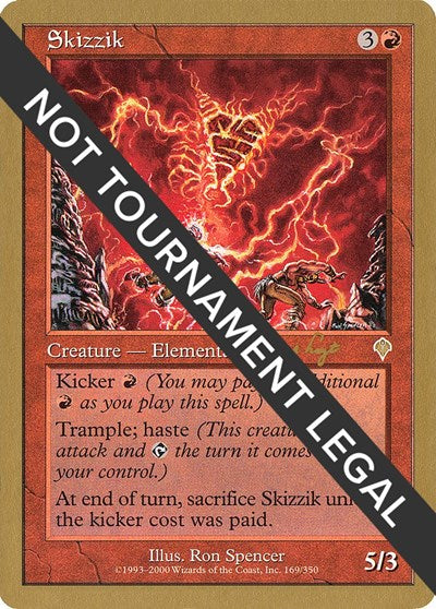 Skizzik - 2001 Tom van de Logt (INV) (World Championship Decks) Medium Play