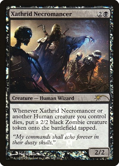 Xathrid Necromancer (Promos: Media) Heavy Play Foil