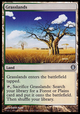 Grasslands (Duel Decks: Knights vs Dragons) Medium Play