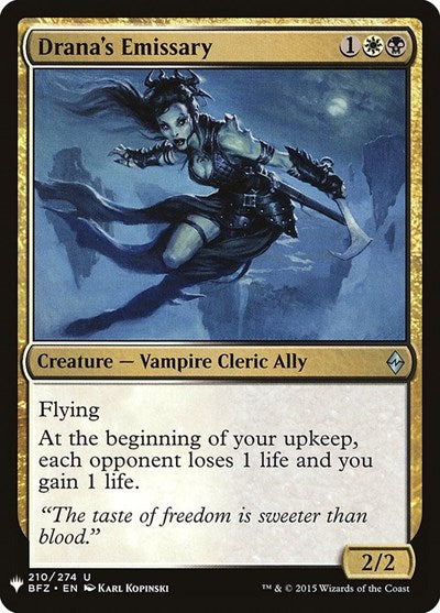 Drana's Emissary (Mystery Booster) Near Mint