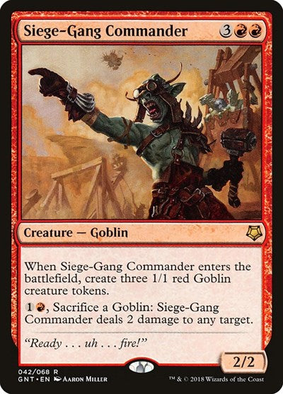Siege-Gang Commander (Magic Game Night) Near Mint