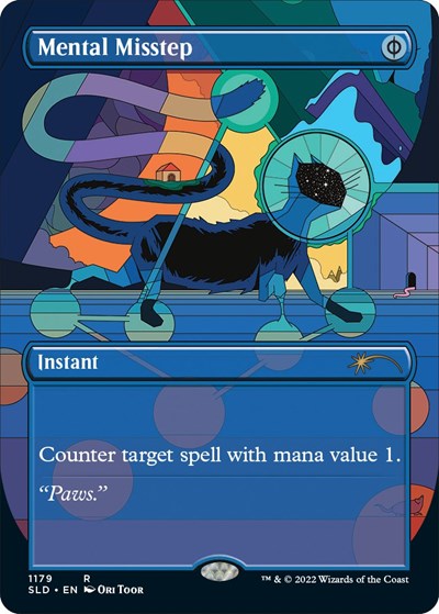 Mental Misstep (Secret Lair) Light Play