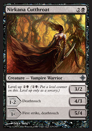 Nirkana Cutthroat (Rise of the Eldrazi) Heavy Play Foil