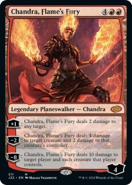 Chandra, Flame's Fury (Jumpstart 2022) Medium Play