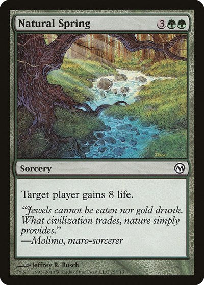 Natural Spring (Duels of the Planeswalkers) Medium Play