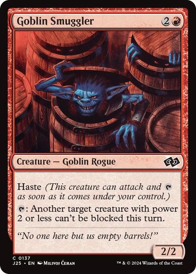 Goblin Smuggler (Foundations Jumpstart) Light Play