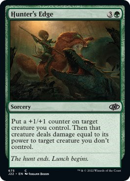 Hunter's Edge (Jumpstart 2022) Medium Play