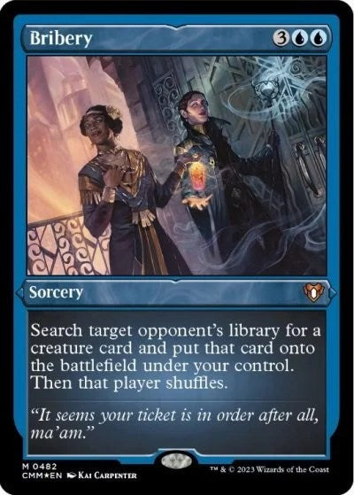 Bribery (Foil Etched) (Commander Masters) Near Mint Foil