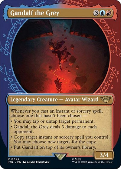 Gandalf the Grey (Showcase) (Universes Beyond: The Lord of the Rings: Tales of Middle-earth) Near Mint Foil