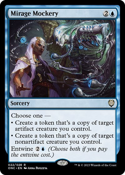 Mirage Mockery (Commander: Phyrexia: All Will Be One) Light Play Foil