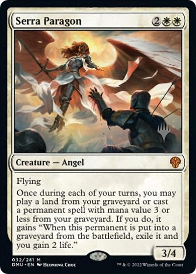 Serra Paragon (Promo Pack: Dominaria United) Near Mint Foil