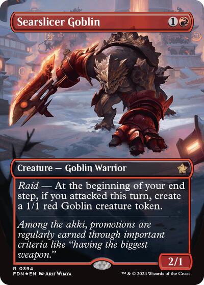 Searslicer Goblin Borderless Mana Foil|0|0|0.00