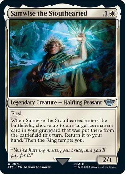 Samwise the Stouthearted (Universes Beyond: The Lord of the Rings: Tales of Middle-earth) Light Play Foil