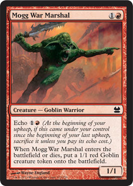 Mogg War Marshal (Modern Masters) Light Play Foil