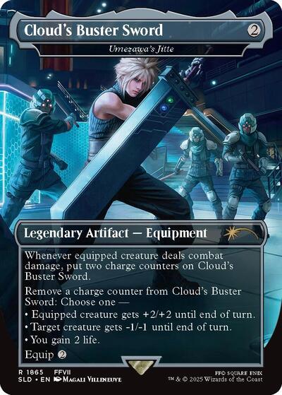 Cloud's Buster Sword - Umezawa's Jitte (Secret Lair) Near Mint