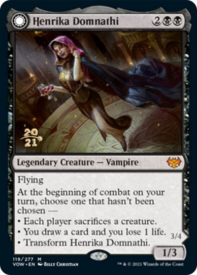Henrika Domnathi // Henrika, Infernal Seer (Promos: Prerelease Cards) Near Mint Foil