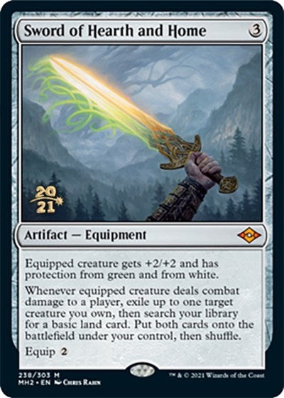 Sword of Hearth and Home (Promos: Prerelease Cards) Light Play Foil