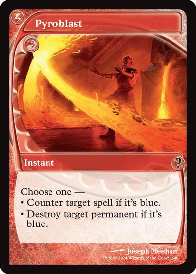 Pyroblast (Future Sight) (Mystery Booster 2) Medium Play