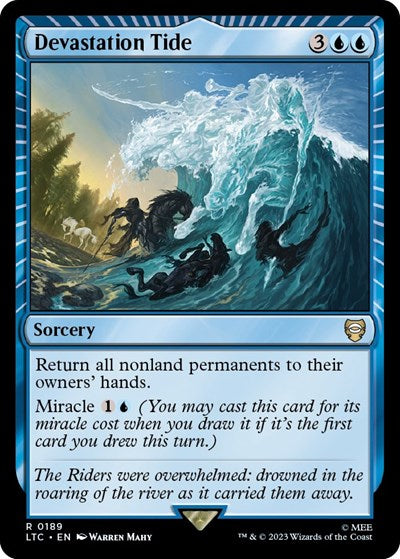 Devastation Tide (Commander: The Lord of the Rings: Tales of Middle-earth) Medium Play