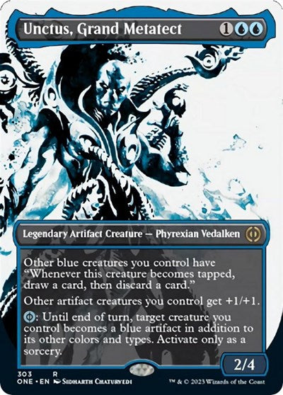 Unctus, Grand Metatect (Borderless) (Phyrexia: All Will Be One) Near Mint Foil