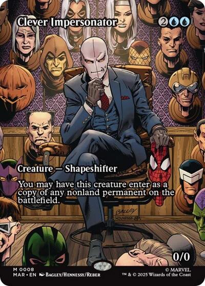 Clever Impersonator (Borderless) (Marvel Eternal-Legal) Near Mint Foil