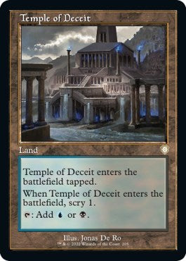 Temple of Deceit (Commander: The Brothers' War) Light Play