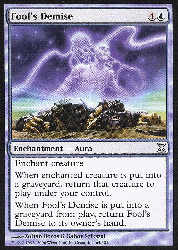 Fool's Demise (Time Spiral) Light Play Foil