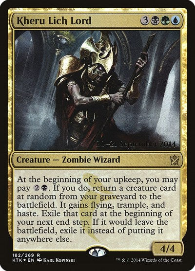 Kheru Lich Lord (Promos: Prerelease Cards) Light Play Foil