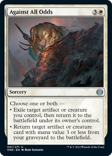 Against All Odds (Phyrexia: All Will Be One) Light Play