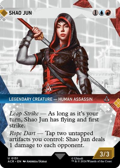 Shao Jun (Showcase) (Universes Beyond: Assassin's Creed) Light Play