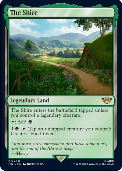 The Shire (Universes Beyond: The Lord of the Rings: Tales of Middle-earth) Medium Play Foil