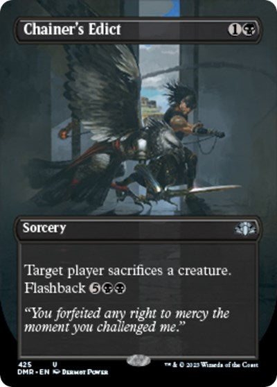 Chainer's Edict (Borderless) (Dominaria Remastered) Light Play