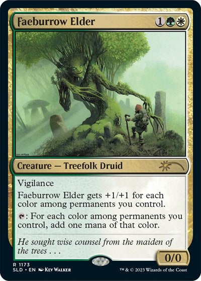 Faeburrow Elder (Secret Lair) Near Mint Foil