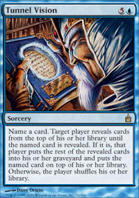 Tunnel Vision (Ravnica) Near Mint Foil