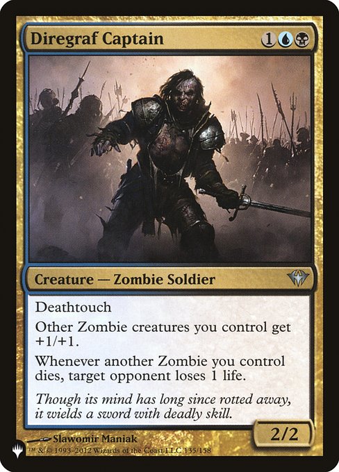 Diregraf Captain (The List) Near Mint
