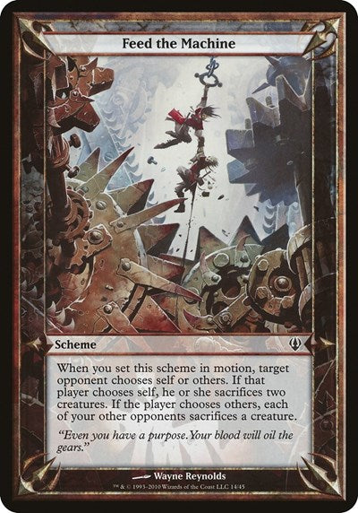Feed the Machine (Archenemy) (Oversize Cards) Near Mint