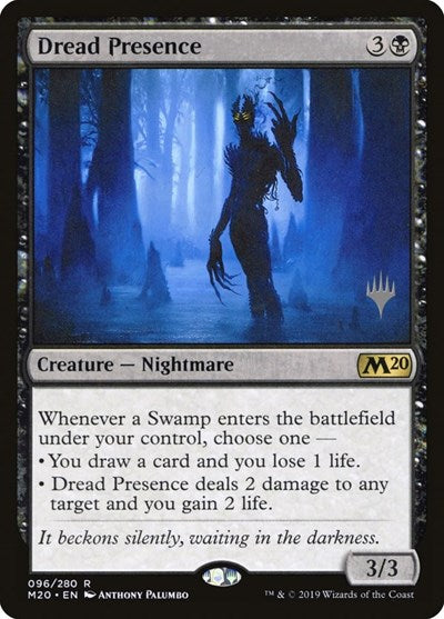Dread Presence (Promo Pack: Core Set 2020) Light Play