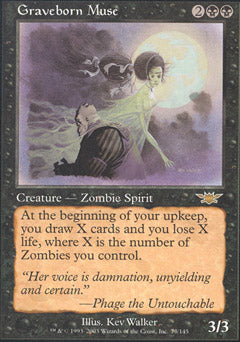 Graveborn Muse (Legions) Light Play Foil