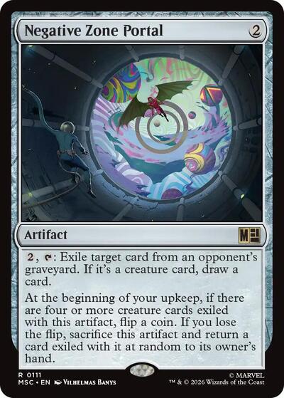 Negative Zone Portal (Surge Foil) (Commander: Marvel Super Heroes) Near Mint Foil