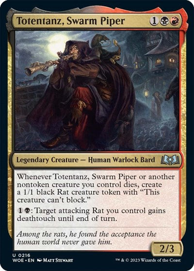 Totentanz, Swarm Piper (Wilds of Eldraine) Medium Play