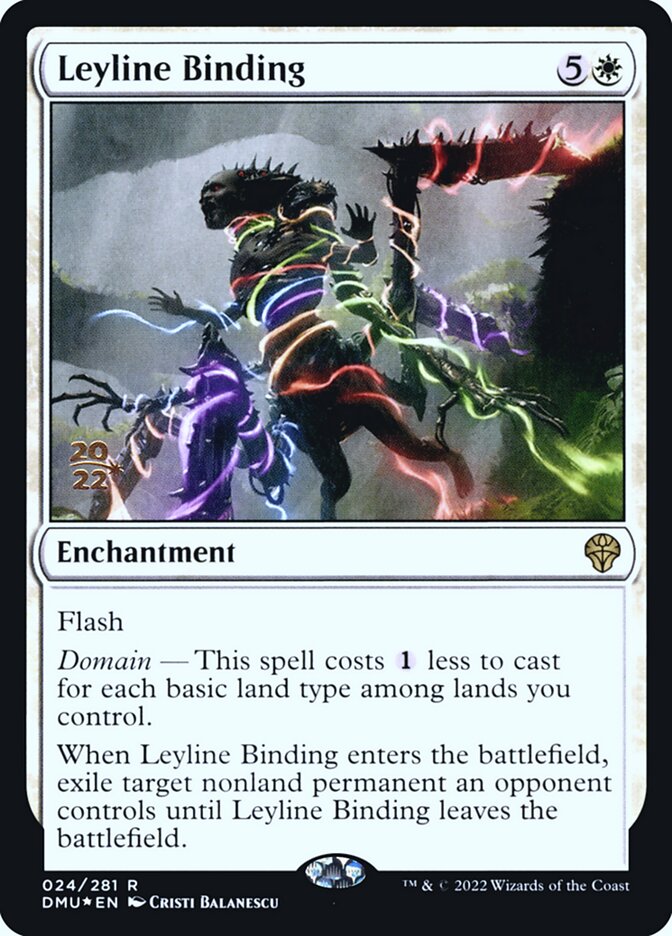 Leyline Binding (Promos: Prerelease Cards) Light Play Foil