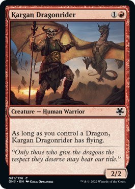 Kargan Dragonrider (Magic Game Night: Free-For-All) Near Mint