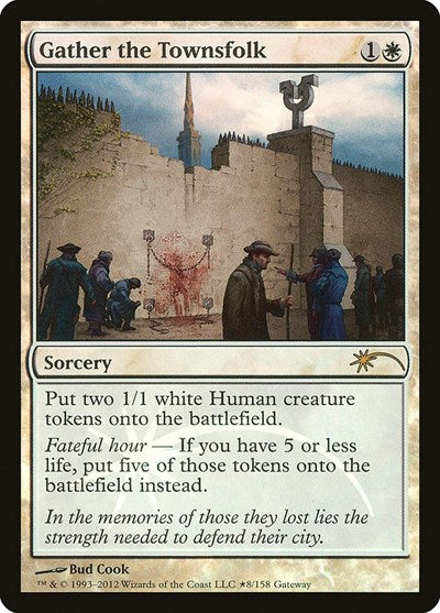 Gather the Townsfolk (Promos: WPN and Gateway) Near Mint Foil