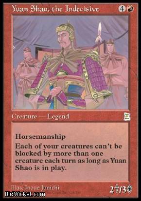 Yuan Shao, the Indecisive (Portal Three Kingdoms) Near Mint
