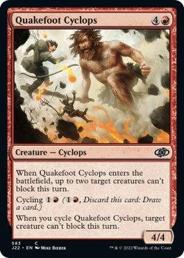 Quakefoot Cyclops (Jumpstart 2022) Medium Play