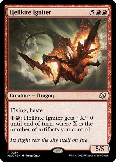 Hellkite Igniter (Commander: March of the Machine) Near Mint