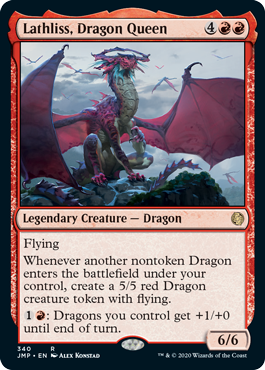Lathliss, Dragon Queen (Jumpstart) Light Play
