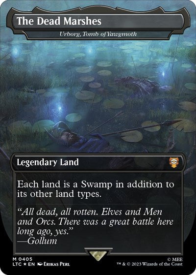 The Dead Marshes - Urborg, Tomb of Yawgmoth (Surge Foil) (Commander: The Lord of the Rings: Tales of Middle-earth) Near Mint Foil