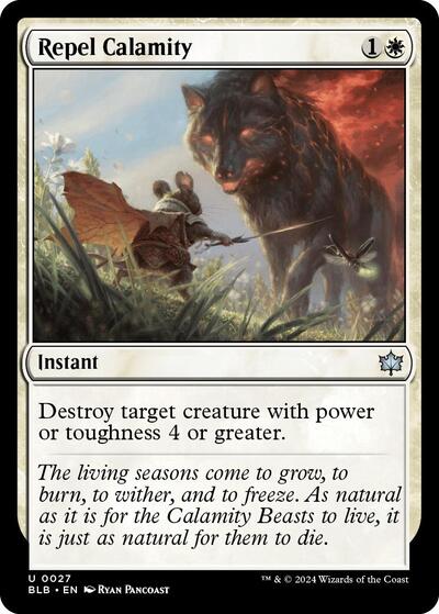 Repel Calamity (Bloomburrow) Near Mint Foil